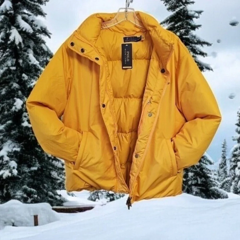 Polo Ralph Lauren Equestrian Yellow Puffer‎ XXL Men / 2XL Women 90% Down 26